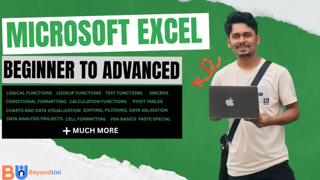 Microsoft Excel Course – Beginner To Advanced BeyondUni